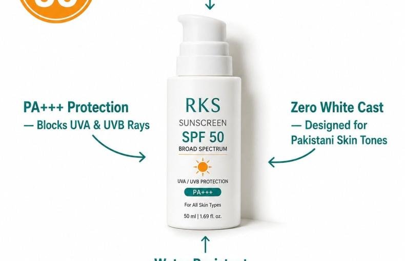 Best Sunscreen in Pakistan: SPF 50 for All Skin Types