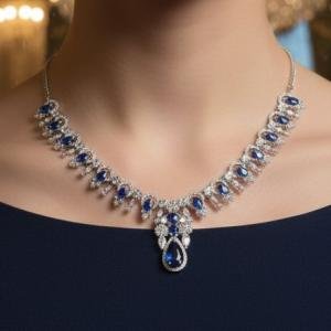 Carat Blue Neckless