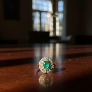 Oval Shine Ring Artificial