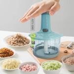 Push Chopper 2L Vegetable, Fruit & Meat Cutter Large Capacity 2 Liter Manual Kitchen Food Chopper