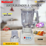 "3 in 1 Oxford Juicer Machine Electric Full Set – Fruits & Vegetables Juice Extractor with Grinder & Blender, Durable Parts, Easy to Clean Kitchen Appliance"